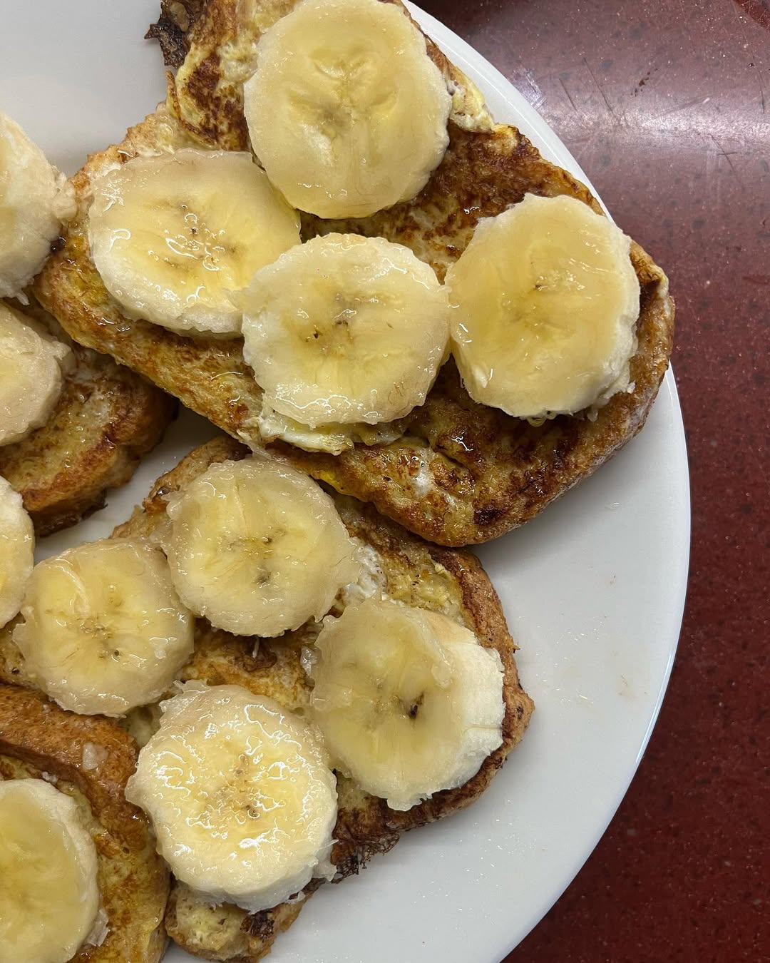 Colazione dolce French Toast fit con banana
